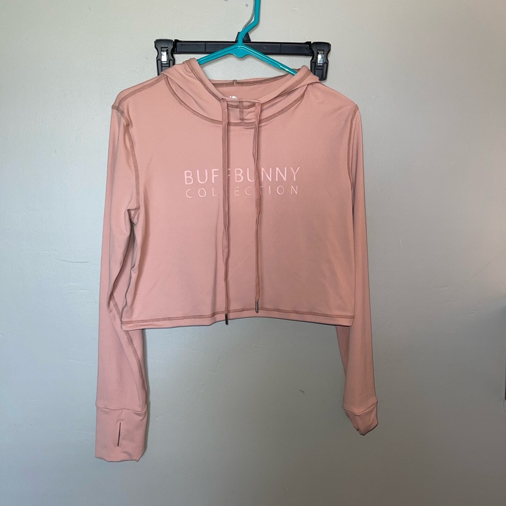 Buff Bunny Cropped Hoodie
